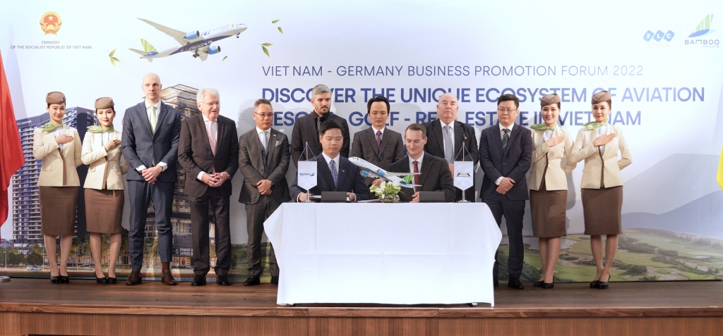 Bamboo Airways ký kết loạt thoả thuận hợp tác chiến lược trong diễn đàn xúc tiến Ok365 vina thể thao, casino, slot, bắn cá và xổ số lớn tại Đức