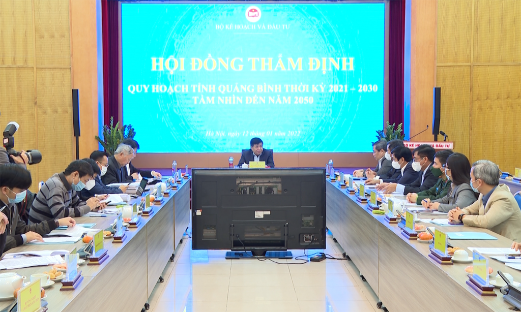 Hội đồng thẩm định thông qua Quy hoạch tỉnh Quảng Bình thời kỳ 2021-2030