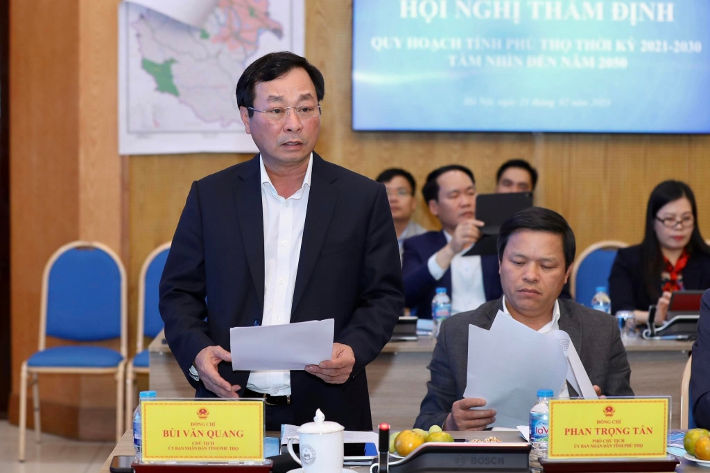 Thông qua Quy hoạch tỉnh Phú Thọ thời kỳ 2021-2030, tầm nhìn đến năm 2050