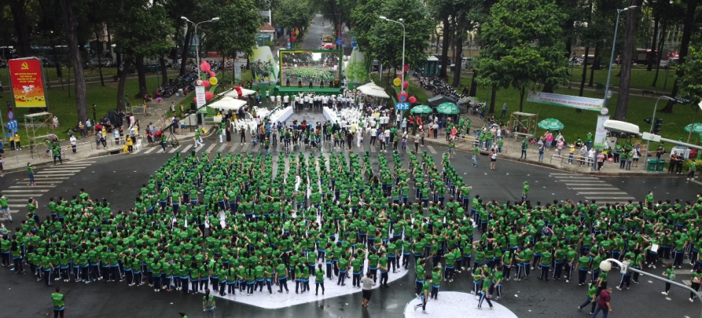 Bài tập “Vượt qua nỗi sợ nCoV” khởi động “Ngày chạy Olympic năm 2022
