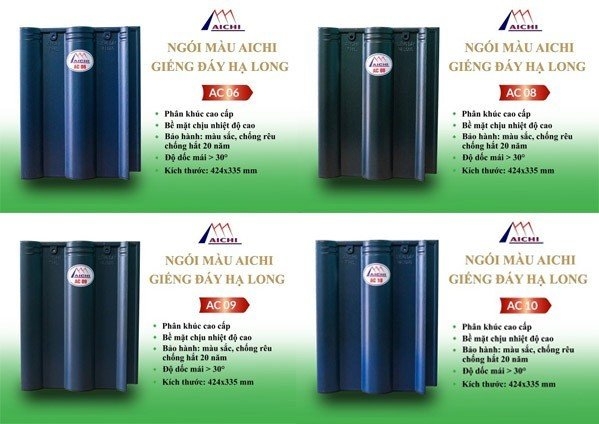 Công ty Gốm Đăng ký OK365.COM nhận về ngay 365K Giếng Đáy Quảng Ninh ra mắt sản phẩm ngói màu AICHI, bảo hành tới 20 năm