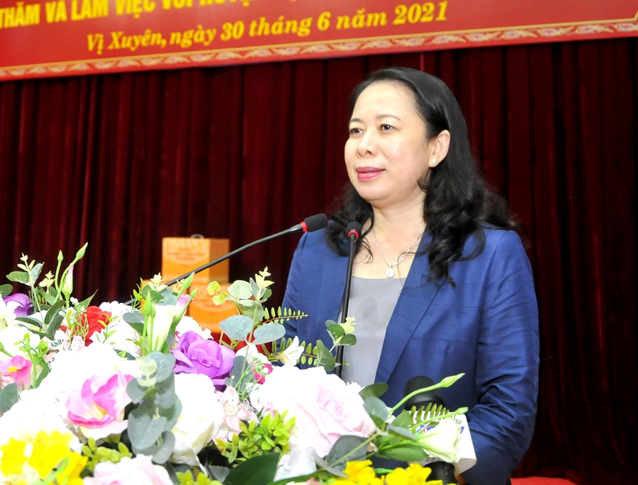 Phó Chủ tịch nước Võ Thị Ánh Xuân phát biểu chúc mừng Đảng bộ, Ok 365 bet trò chơi casino phổ biến, nhân dân các dân tộc Hà Giang