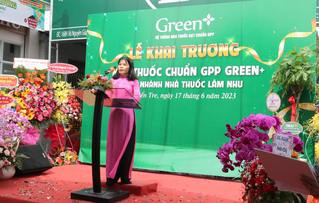 GREEN+ khai trương nhà thuốc nhượng quyền số 1 tại Bến Tre
