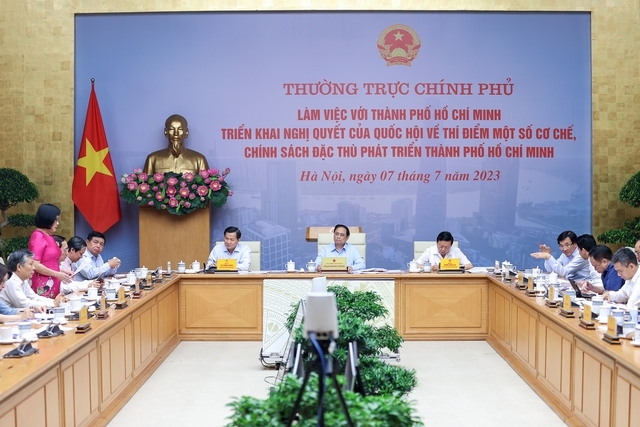 Sớm ban hành Kế hoạch hành động của Chính phủ thực hiện Ok365.vina nhà cái thí điểm chính sách vượt trội phát triển TP. Hồ Chí Minh