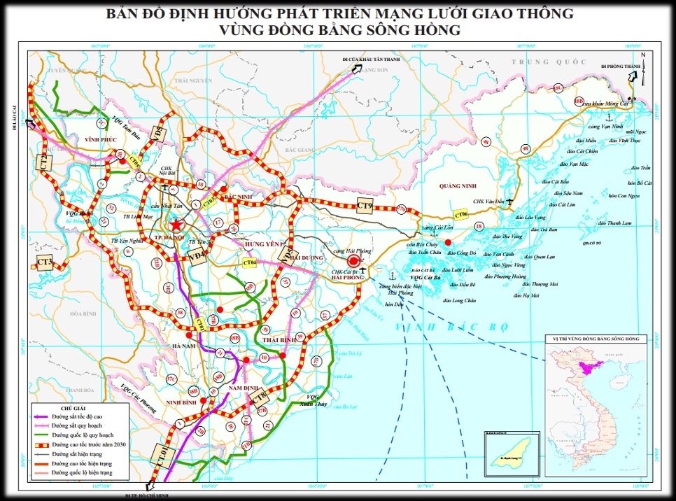 Khung định hướng Quy hoạch vùng Đồng bằng sông Hồng thời kỳ 2021-2030
