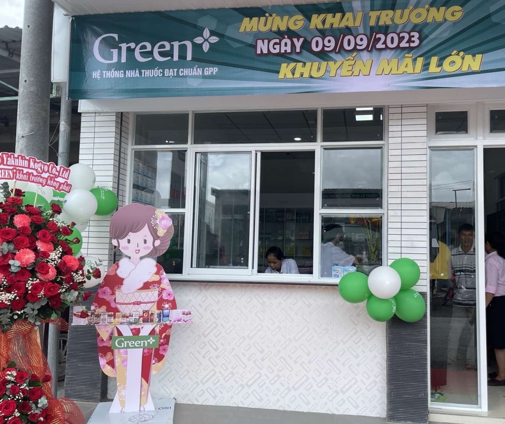 Green+ tiếp tục khai trương nhà thuốc nhượng quyền số 3 tại Bến Tre