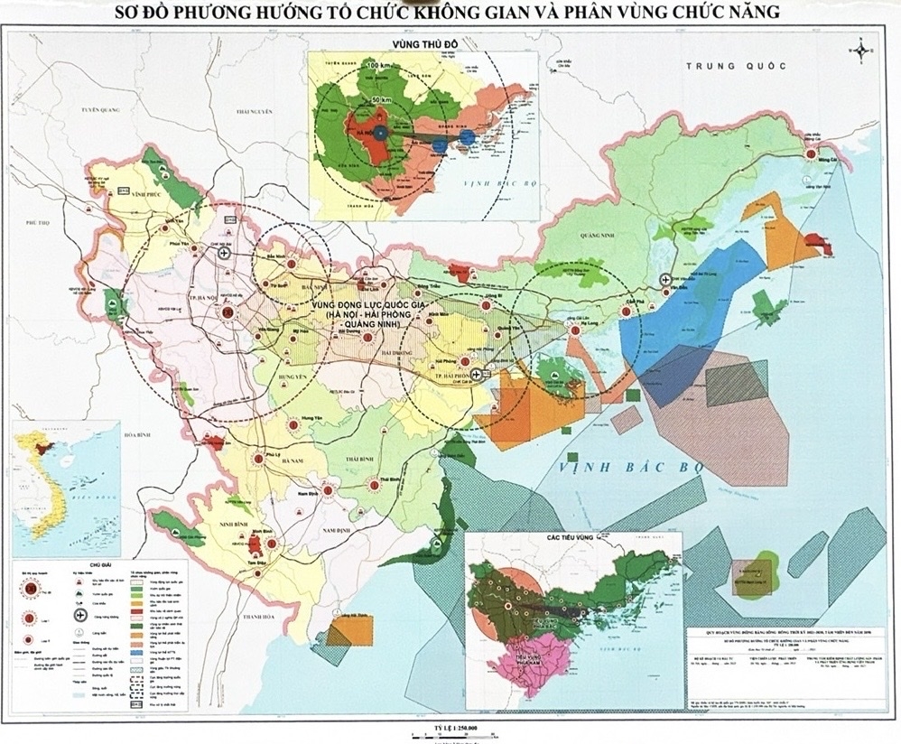Đến năm 2050, hình thành các trung tâm dịch vụ mang tầm khu vực và thế giới  tại Đồng bằng sông Hồng
