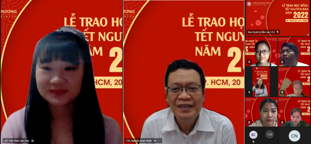 Ấm áp Xuân Nhâm Dần cùng Lễ trao học bổng nhân dịp Tết Nguyên đán năm 2022 tại Cơ sở II Trường Đại học Ngoại thương