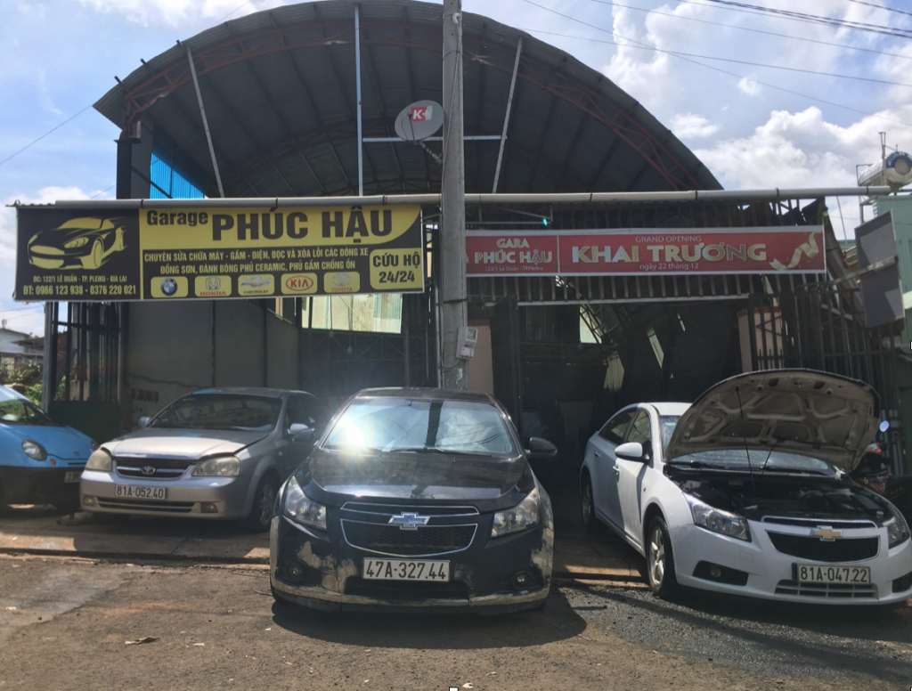 Garage Phúc Hậu Gia Lai: Lấy sự hài lòng của khách làm tôn chỉ hành động