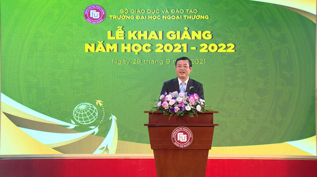 Buổi lễ khai giảng đặc biệt của Thầy và trò Trường đại học Ngoại thương