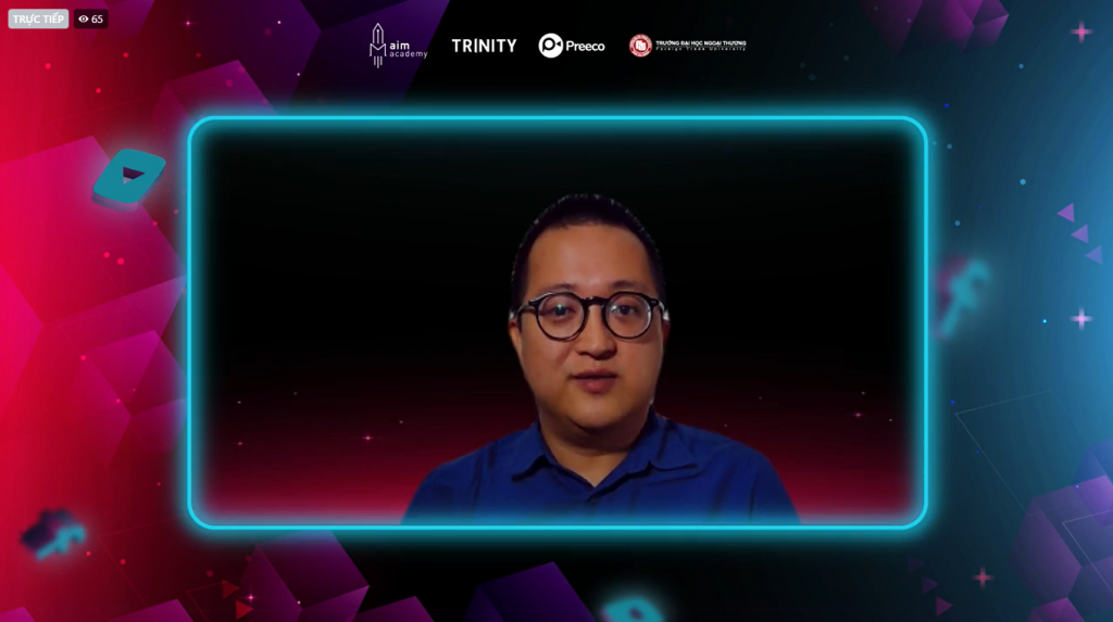 Ông Tăng Đăng Khoa – Head of Digital Production Trinity Live/ Founder & CEO Preeco góp mặt tại buổi hội thảo