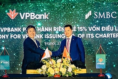 VPBank bán 15% vốn điều lệ cho Ngân hàng SMBC của Nhật Bản