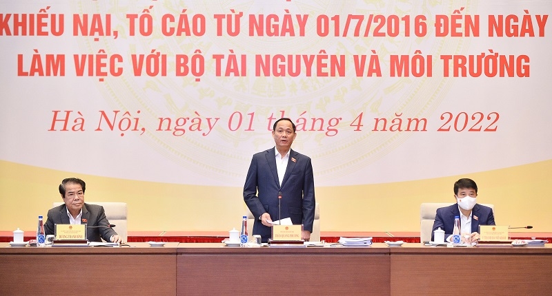 Đề nghị Bộ Tài nguyên và Môi trường đánh giá rõ hạn chế