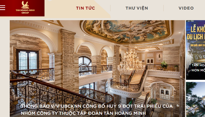Tân Hoàng Minh nói gì khi bị hủy 9 đợt phát hành trái phiếu hơn 10.000 tỷ đồng?