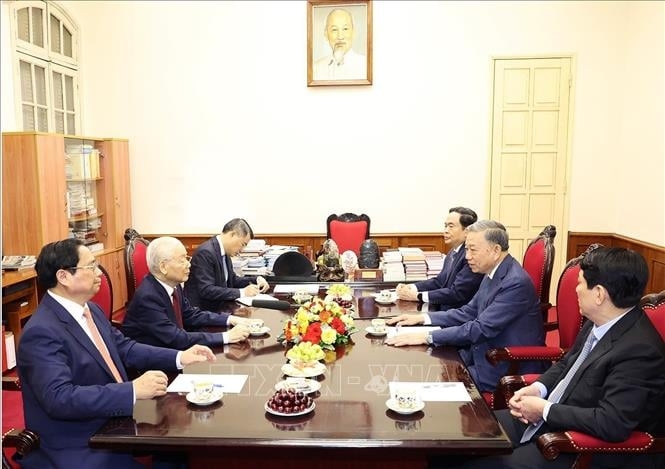 Trung ương giới thiệu ông Tô Lâm để bầu làm Chủ tịch nước, ông Trần Thanh Mẫn bầu làm Chủ tịch Quốc hội