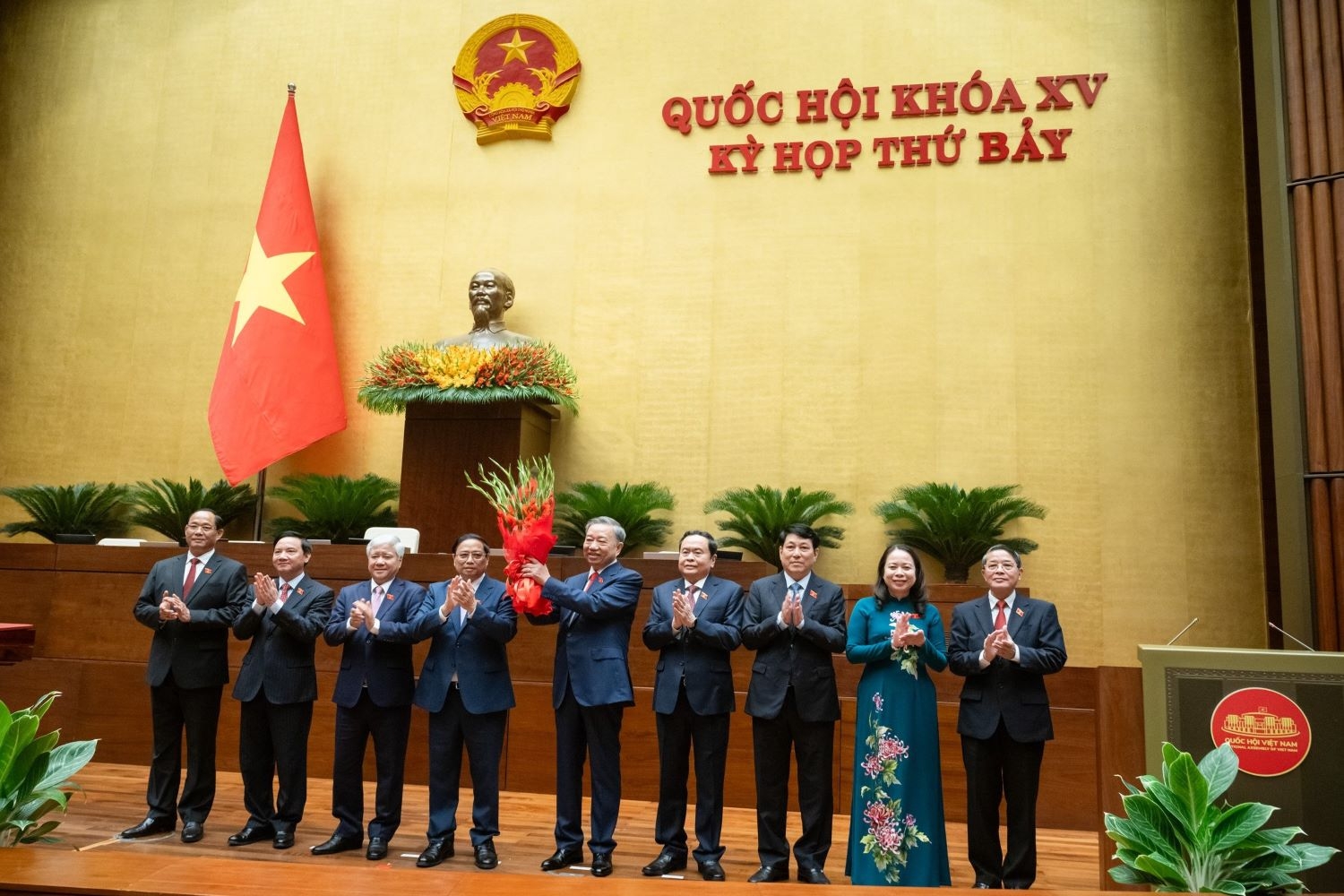 Tân Chủ tịch nước Tô Lâm hứa cùng toàn Đảng, toàn dân, toàn quân... phát huy cao nhất tinh thần “5 tự”