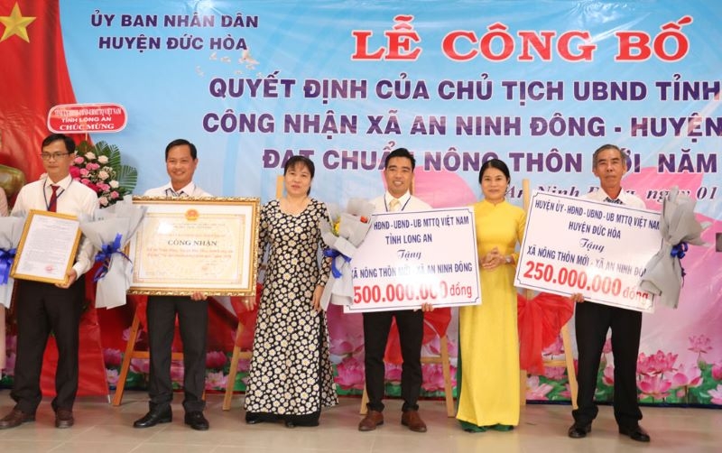 Giải pháp thúc đẩy thực hiện mục tiêu quốc gia Đăng ký OK365.COM nhận về ngay 365K nông thôn mới tại huyện Đức Hòa, tỉnh Long An