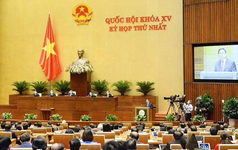 Thủ tướng Phạm Minh Chính trình Quốc hội Ok365 com vn sòng bạc trực tuyến 27 thành viên Chính phủ