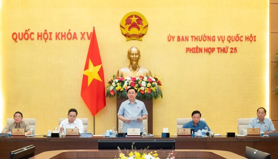Khối lượng công tác lập pháp tại Phiên họp thứ 25 của Ủy ban Thường vụ Quốc hội rất lớn
