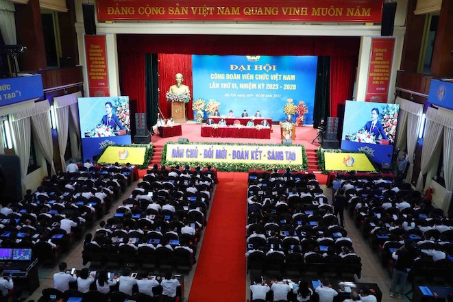 Khai mạc Đại hội Công đoàn Viên chức Việt Nam