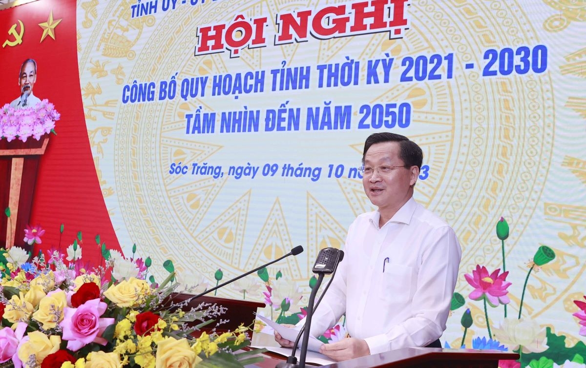 Công bố Quy hoạch tỉnh Sóc Trăng thời kỳ 2021-2030, tầm nhìn đến năm 2050