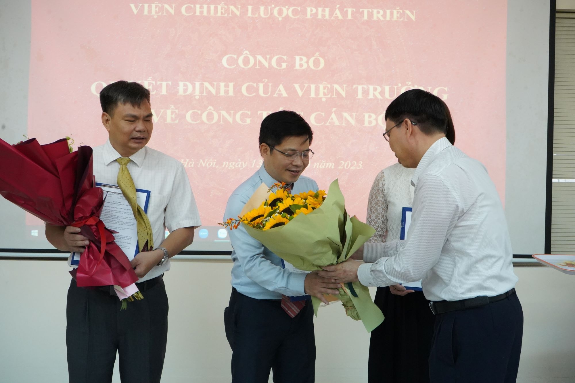 Bổ nhiệm 3 lãnh đạo cấp Ban thuộc Viện Chiến lược phát triển