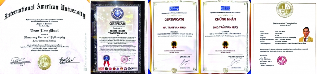 Doanh nhân Trần Văn Mười: Ghi dấu trang sử và góp phần lan tỏa văn hóa truyền thống dân tộc