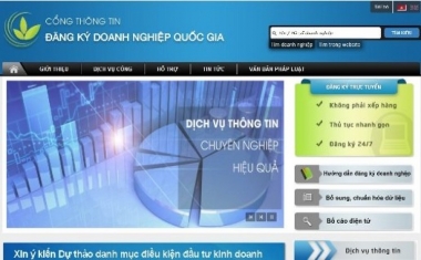 Miễn hoàn toàn lệ phí khi thực hiện đăng ký doanh nghiệp trực tuyến