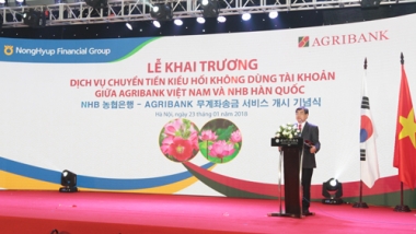Agribank triển khai dịch vụ chuyển tiền kiều hối không dùng tài khoản
