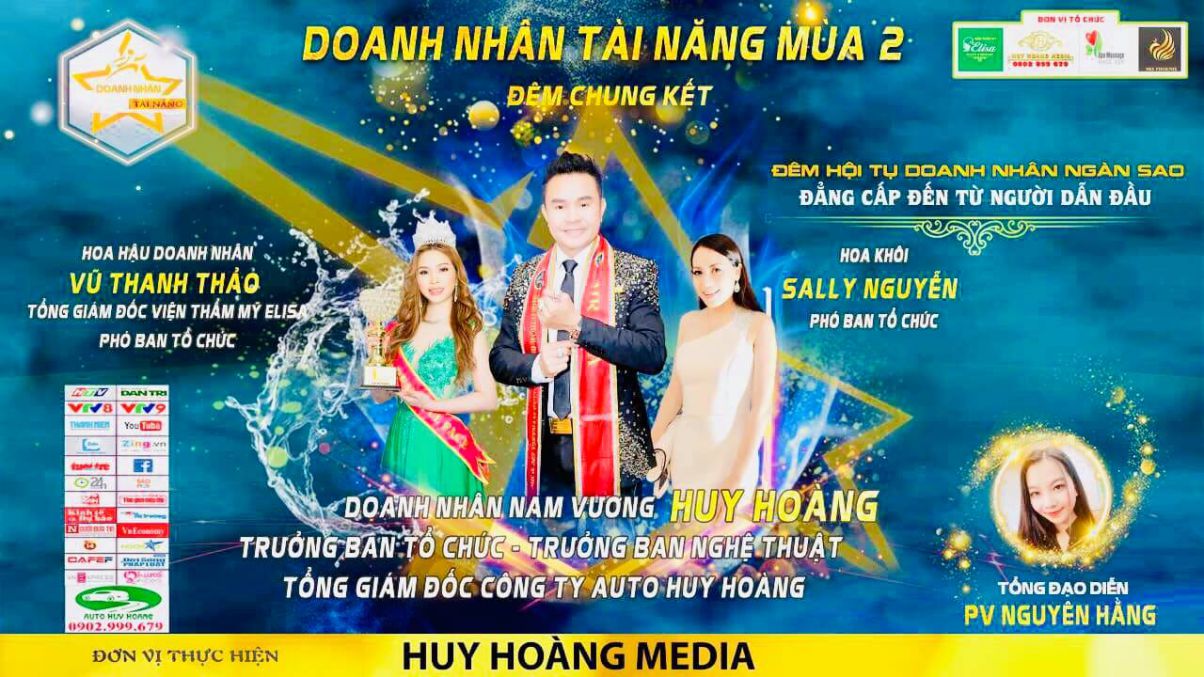 Nam vương Huy Hoàng Ok365 vina thể thao, casino, slot, bắn cá và xổ số mạnh cho đêm chung kết Doanh nhân tài năng mùa 2