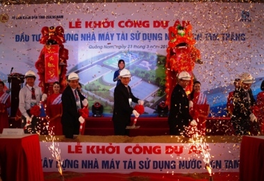 Sắp có Nhà máy tái sử dụng nước tại tỉnh Quảng Nam