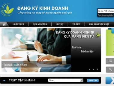 3 thay đổi nổi bật về đăng ký doanh nghiệp qua mạng điện tử