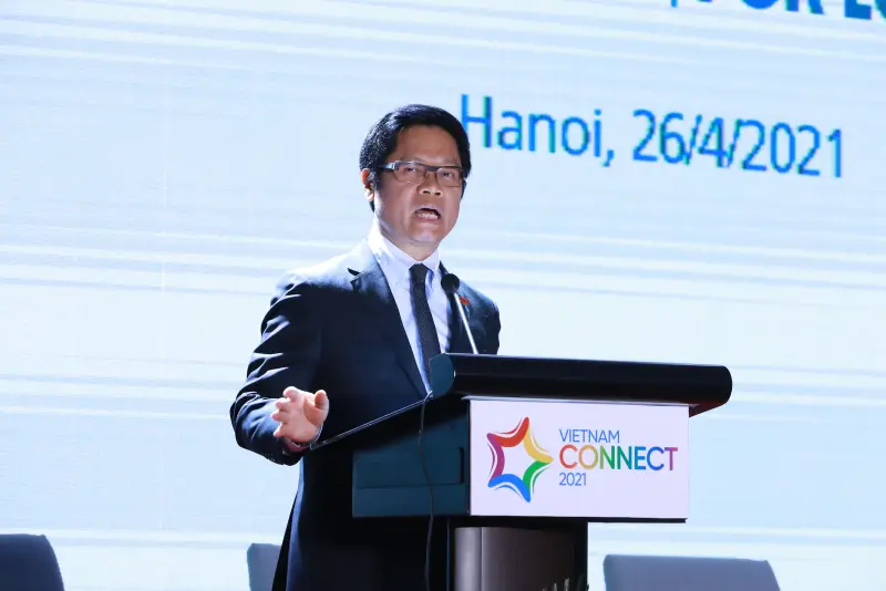 &Ocirc;ng Vũ Tiến Lộc, Chủ tịch Ph&ograve;ng Thương mại v&agrave; C&ocirc;ng nghiệp Việt Nam (VCCI).