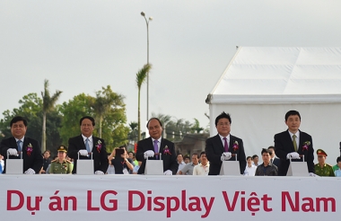 Khởi công dự án 1,5 tỷ USD của LG Display tại Hải Phòng