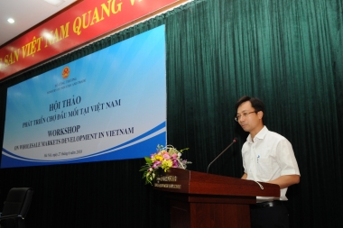 Tiếp tục hoàn thiện cơ chế chính sách để phát triển chợ đầu mối