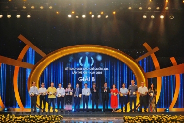 Trao 106 tác phẩm đạt giải Báo chí quốc gia lần thứ 13 - năm 2018