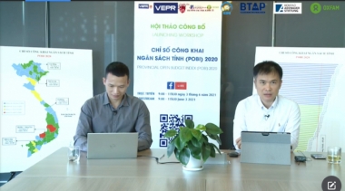 Công bố POBI 2020: Cần cải thiện mức độ công khai ngân sách địa phương