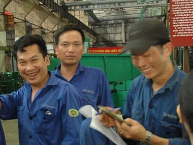 Năm 2016 dự kiến tăng hơn 10% mức lương tối thiểu