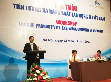 Tăng trưởng lương tối thiểu gấp 1,3 lần tăng trưởng NSLĐ