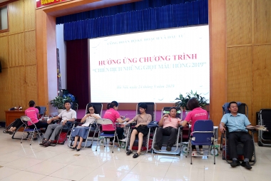 Bộ Kế hoạch và Đầu tư tổ chức ngày hội hiến máu năm 2019
