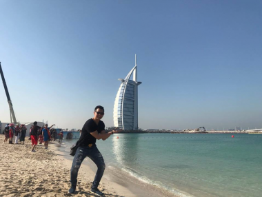 Nam vương Hải Quân có trải nghiệm vô cùng thú vị tại vương quốc Dubai