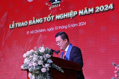 Trang trọng và nhiều cảm xúc tại lễ trao bằng tốt nghiệp tháng 5/2024 của Cơ sở II Trường Đại học Ngoại thương