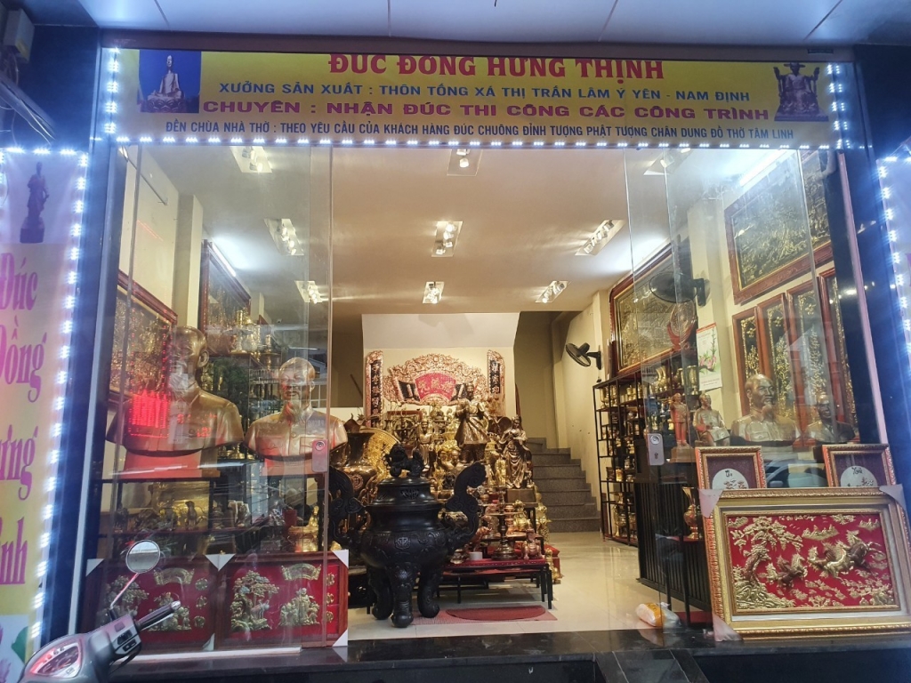 CEO Trần Đình Hưng với mong mỏi phát triển làng nghề đúc đồng Ý Yên, Nam Định