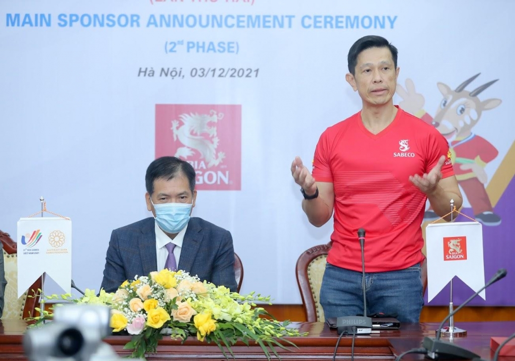 Ông Bennett Neo – Tổng Giám đốc SABECO phát biểu tại Lễ ký kết.