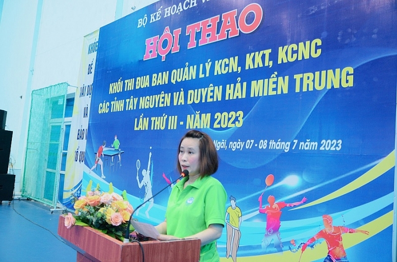 Quảng Ngãi: Khai mạc Hội thao Khối thi đua Ban Quản lý KCN, KKT, KCNC các tỉnh Tây nguyên - Duyên hải miền Trung năm 2023
