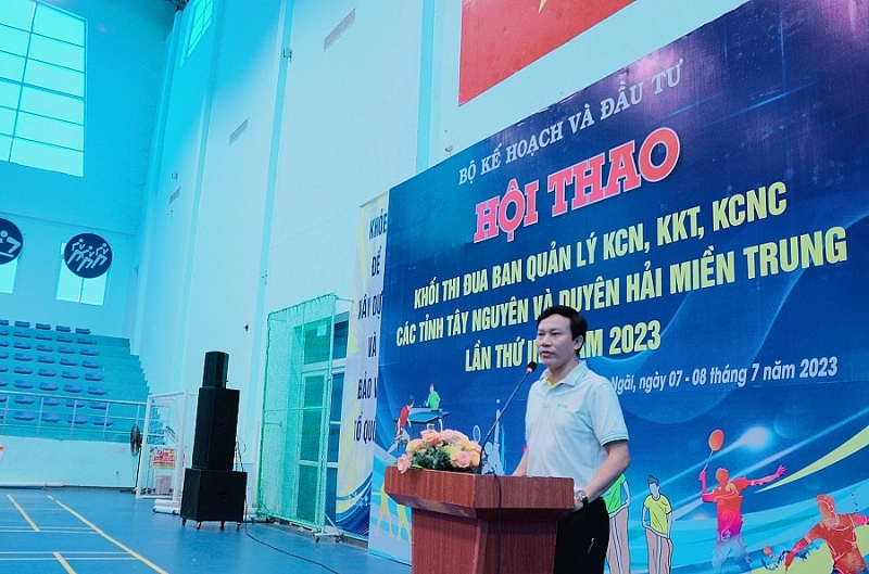Quảng Ngãi: Khai mạc Hội thao Khối thi đua Ban Quản lý KCN, KKT, KCNC các tỉnh Tây nguyên - Duyên hải miền Trung năm 2023