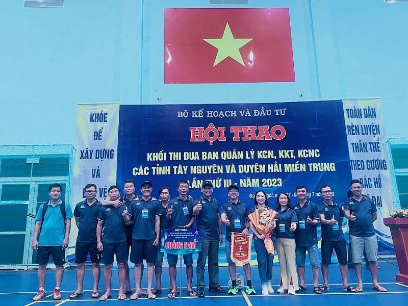 Quảng Ngãi: Khai mạc Hội thao Khối thi đua Ban Quản lý KCN, KKT, KCNC các tỉnh Tây nguyên - Duyên hải miền Trung năm 2023
