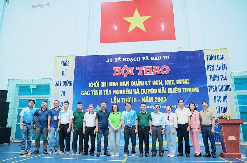 Quảng Ngãi: Khai mạc Hội thao Khối thi đua Ban Quản lý KCN, KKT, KCNC các tỉnh Tây nguyên - Duyên hải miền Trung năm 2023