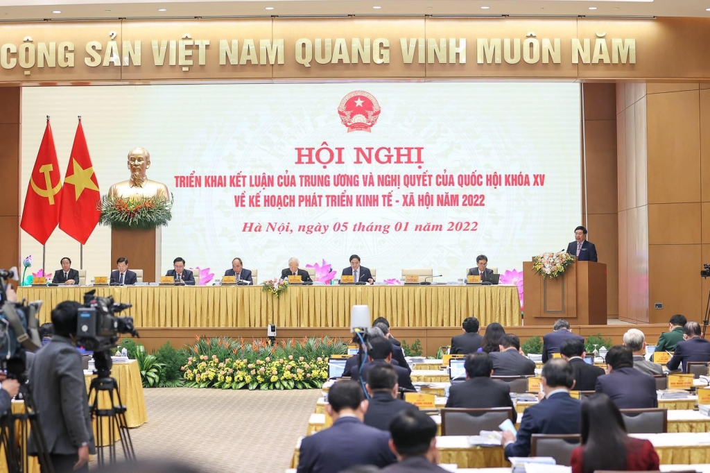 Chính phủ đề ra 12 nhiệm vụ và giải pháp chủ yếu  phát triển KTXH năm 2022