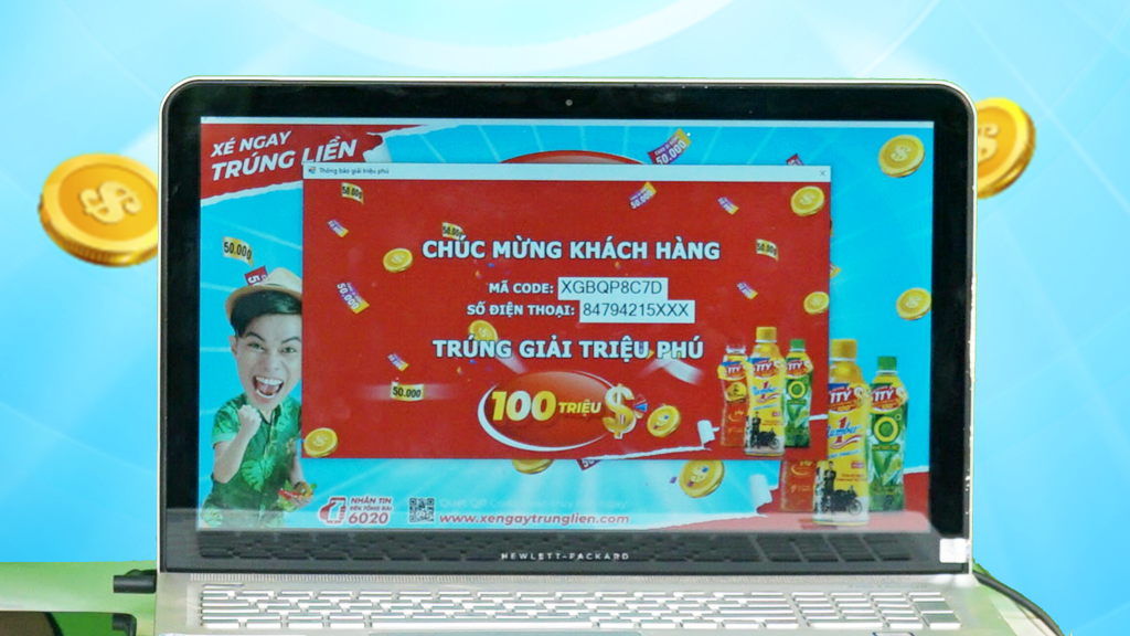 Em T.Q.Đ, một nam sinh lớp 12 tại huyện Vũng Liêm (Vĩnh Long) là người tiếp theo trúng 100 triệu đồng sau khi giải khát với sản phẩm của Number 1 trong chương trình “Xé ngay trúng liền” để tiếp tục nuôi ước mơ vào giảng đường đại học.át với Number 1  là m
